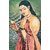 Needle Texture Painting With Oil Acrylic On Canvas Of Traditional Indian Women By Ravi Varma