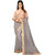 Desinger Grey Net Embroidery Saree