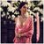 Designer Pink Georgette Sequin Embroidery Saree