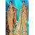 Designer Gold Georgette Sequin Embroidery Saree