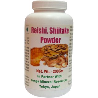                       Reishi Shiitake Powder - 200 Gm (Buy Any Supplement Get The Same 60ml Drops Free)                                              