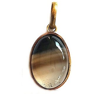                       Sulemani Hakik Pendant With Natural 5.5 Carat Chalcedony Stone Astrological Certified                                              
