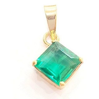 Emerald Pendant With Natural 6.75 Carat Precious Panna Stone Astrological Certified Lab