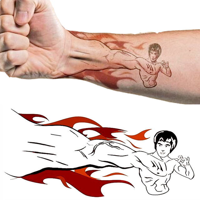 Bruce Lee tattoo by dianuchatruchaDLA on DeviantArt