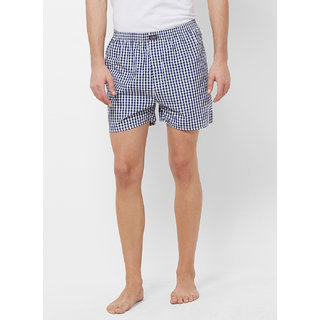 Buy Travelstar Men's Cotton Checkered Boxer Shorts (Pack Of 3) Online ...
