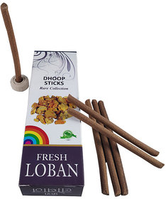 De-Ultimate Rare Collection(Pack Of 1) Premium Fresh Loban Scented Dry Dhoopbatti Incense Sticks Box(10 Sticks)