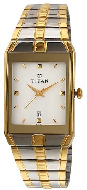 titan watches for men golden