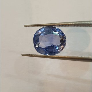                       Blue Sapphire Stone 6.75 Carat Neelam Stone Astrological Certified                                              