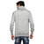 Gentino Men's Stylish Plain Hooded Grey Sweatshirt