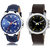 Adk Jg-03-Lk-44 Blue & Black & Grey Dial Day & Date Functioning Watches For Men