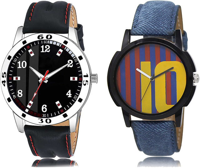 Buy LOREM Analog Black&Orange Dial Wrist watch For Men-LK-14-30 Online @  ₹329 from ShopClues