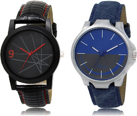 Adk Lk-08-24 Black & Blue Dial Designer Watches For Men