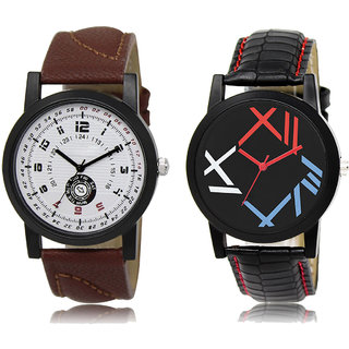 Adk Lk-11-12 White & Multicolor Dial Designer Watches For Men