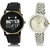 Adk Lk-27-227 Black & Silver Dial Best Watches For Couple