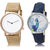 Adk Lk-38-241 White & Multicolor Dial Look Watches For Couple