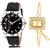 Adk Ad-08-Lk-247 Black & Gold Dial New Watches For Couple