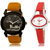 Adk Lk-32-206 Black & White Dial Latest Watches For Couple