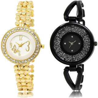 Adk Lk-203-211 White & Gold & Black Dial New Arrival Watches For Girls
