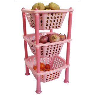 Buy Evershine Multifunction 3 Layer Kitchen Rack Multipurpose Storage ...