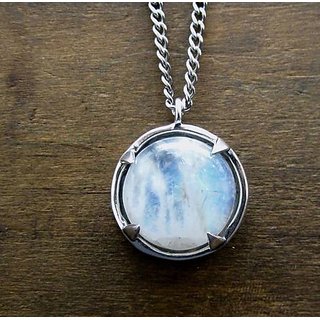                       7.25 Ratti Moonstone Pendant For Unisex Lab Certified Stone Pendant For Unisex                                              