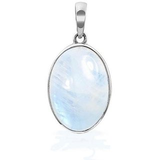 Semi- Precious Stone Moonstone 6.5 Carat Silver Pendant For Unisex Lab Certified Effective Stone Pendant By Ceylonine Semi- Precious Stone Moonstone 6.5 Carat Silver Pendant For Unisex Lab Certified Effective Stone Pendant By Ceylonine