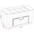 Tagve Cosmetic Make Up Organiser Display Table Desktop Storage Stand, Cosmetic Drawer Type Storage Box (Multi-Color)