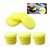 12 Pcs Hand Soft Wax Yellow Sponge Pad/Buffer For Car Detailing Care Wash Clean New