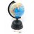 Mubco World Globe Earth Map With Money Bank Desk Table Top Political World Globe