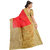 Svb Sarees Red Colour Bhagalpuri Silk Saree With BlousePiece