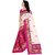 SVB Saree Multicolor Bhagalpuri Silk Block Print Saree With Blouse