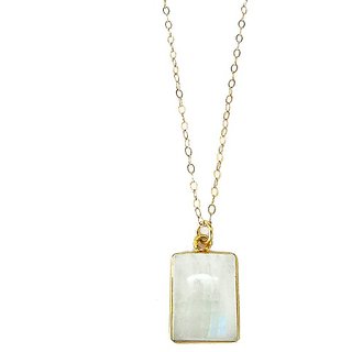 Natural Moonstone Pendant 8.25 Ratti Gemstone Gold Plated Pendant For Unisex By Ceylonmine Natural Moonstone Pendant 8.25 Ratti Gemstone Gold Plated Pendant For Unisex By Ceylonmine