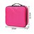 House Of Quirk Makeup Cosmetic Storage Case With Adjustable Compartment - Pink