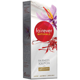                       Fairever Naturals Fairness Cream With Saffron And Milk 50Gm                                              
