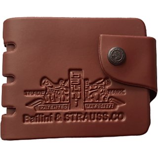 Samm And Moody 3D Designer Pu Leather Wallet For Men/Boys (Brown)