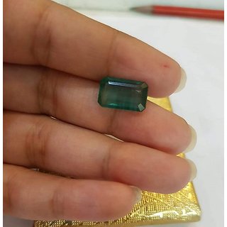 Emerald Stone 7.25 Carat Panna Precious Panna Stone Astrological Certified - Ceylonmine Emerald Stone 7.25 Carat Panna Precious Panna Stone Astrological Certified - Ceylonmine