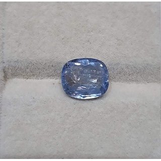                       Blue Sapphire Stone Natural 5.75 Carat Neelam Stone Astrological Lab Certified - Ceylonmine                                              