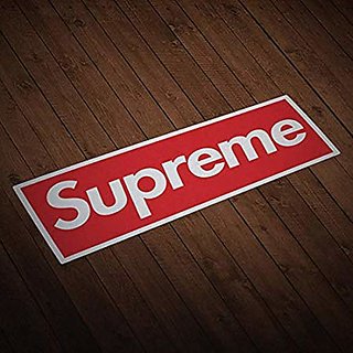 Buy Supreme Decal Sticker For Wall Home Office Laptop Car Bike Sticker Online 199 from ShopClues