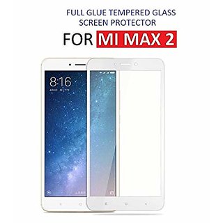                       For redmi Max2Full Screen Curved Edge -Edge Protection 9H Tempered Glass Screenguard black                                              