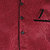 Starcollection Men's Maroon Silk Blend Self Printed Only Nehru Jacket