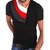 PAUSE Black Solid Round Neck Loose Fit Short Sleeve Men's T-Shirt