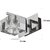 L E A R C Mild Steel - Width(Mm) 120 - Depth(Mm) 140 - Height(Mm) 75 - Designer Wall Light