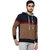 Gentino Men's Navy Brown Sweatshirt With Hood