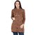 Starscollection Women Girls Ladies Woolen Buttoned High Neck Collar Printed Coat Cardigan For Winters