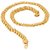 Golden Designer Chain Necklace For Men And Boys For Daily Partywear Suitable For All Fashion Attractive Gold Plated