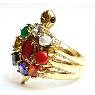 Buy Navratna Tortoise Ring Online 251 from ShopClues