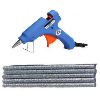 Buy Sky Blue Glue Gun With 5 Silver Glitter Stick (Leak ...