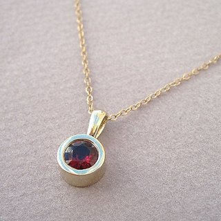 Gomed store stone necklace