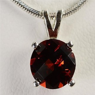 Ceylonmine Natural Hessonite Ting 7.00 Ratti Unheated & Lab Certified Gemstone Gomed/Garnet Pendant For Unisex Ceylonmine Natural Hessonite Ting 7.00 Ratti Unheated & Lab Certified Gemstone Gomed/Garnet Pendant For Unisex