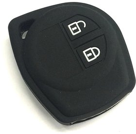 Universal Silicone Key Cover For Maruti Suzuki Swift, Baleno, S-Cross, Ciaz, Dzire, Wagonr, Sx4  Remote Key (Black)