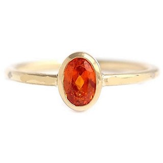                       Ceylonmine Natural Garnet Ring Original & Unheated Gemstone Hessonite Ring For Women & Men                                              